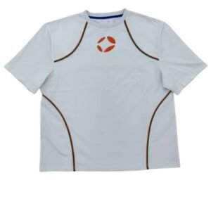 Tricolour Oversized Cotton T - White